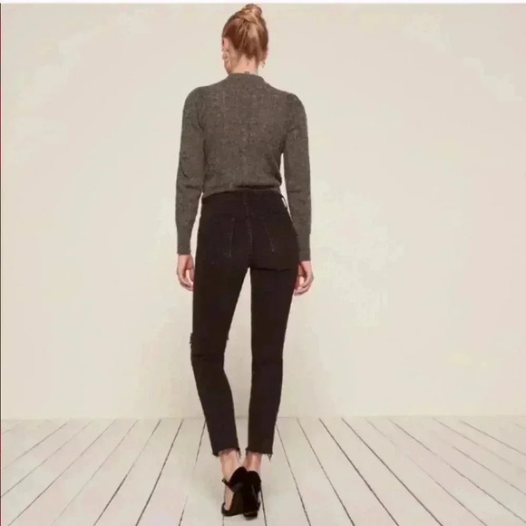 Reformation Camille High Waisted Cigarette Jeans Size 25 Women’s - Picture 4 of 16